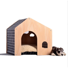 Casa de mascotas de tipo cobertizo de diseño pastoral Productos de abedul